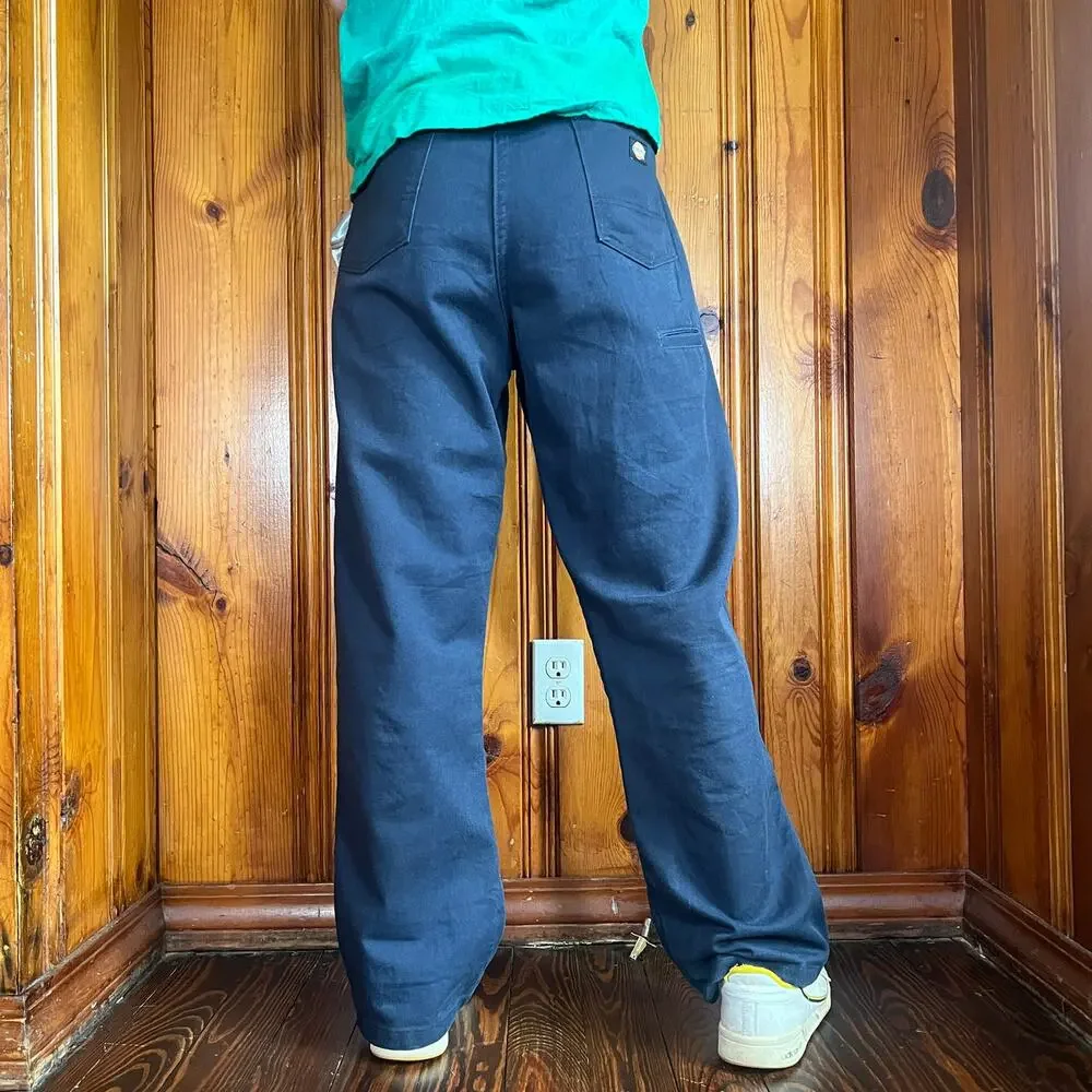 Dickies 38x32 Y2K Work Pants Navy Straight